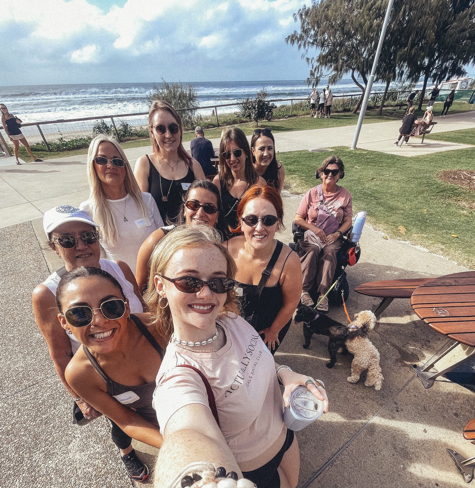 Women chatting together at an Actually Social event
