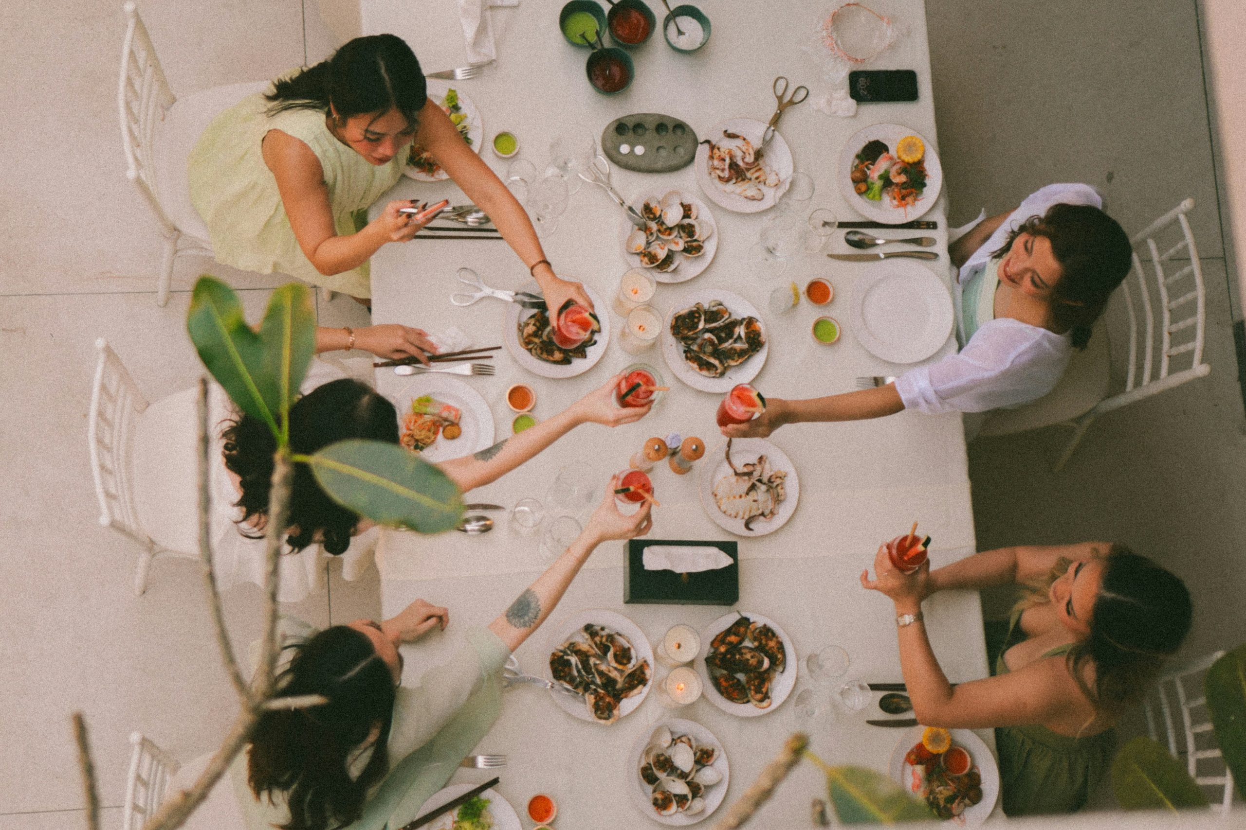 Actually Social members together at a hosted social event